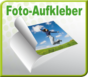 Fotoaufkleber, Klebefolie für Türen, Wände, Laptops, Handy, Schaufenster